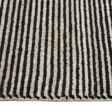 Load image into Gallery viewer, Bohemian Ribbed Rug 300x400 - Charcoal - Modern Boho Interiors