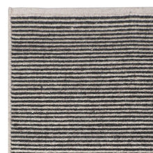 Load image into Gallery viewer, Bohemian Ribbed Rug 300x400 - Charcoal - Modern Boho Interiors