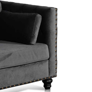 Abigail 3 Seater Sofa - Cosmic Grey - Modern Boho Interiors