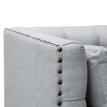 Load image into Gallery viewer, Abigail 3 Seater Sofa - Light Grey Texture - Modern Boho Interiors