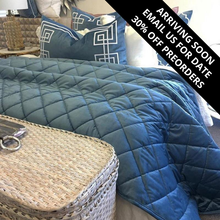 Load image into Gallery viewer, Allure Comforter - Ocean Blue - Modern Boho Interiors