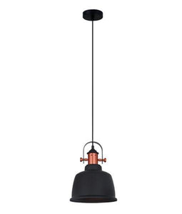 Alto Pendant Light - Black/Copper - Modern Boho Interiors
