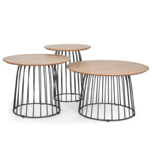 Load image into Gallery viewer, Amelie Side Table Set - Natural - Modern Boho Interiors