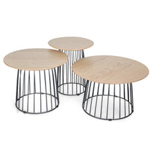 Load image into Gallery viewer, Amelie Side Table Set - Natural - Modern Boho Interiors