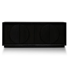 Load image into Gallery viewer, Annular Buffet Unit 2m - Textured Black - Modern Boho Interiors