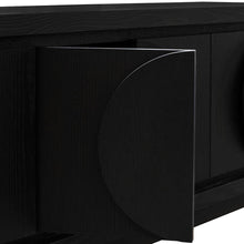 Load image into Gallery viewer, Annular Entertainment Unit 2m - Textured Black - Modern Boho Interiors