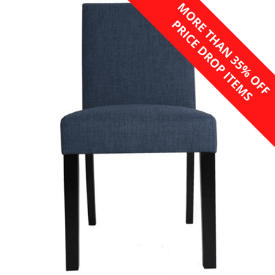 Apia Dining Chairs (Set of 2) - Denim Blue - Modern Boho Interiors