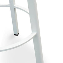 Load image into Gallery viewer, Ardie Bar Stool 65cm - Natural, White Frame - Modern Boho Interiors