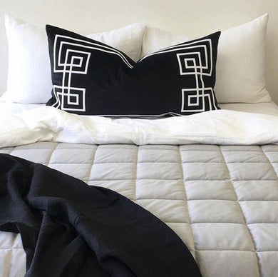 Aria Comforter - Silver - Modern Boho Interiors