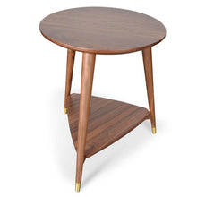Load image into Gallery viewer, Aria Side Table - Walnut - Modern Boho Interiors