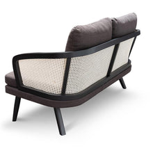 Load image into Gallery viewer, Arline 2 Seater Sofa - Smoke Brown - Modern Boho Interiors