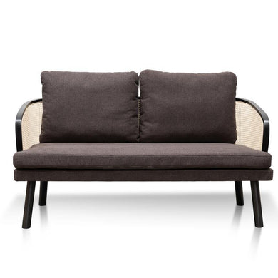 Arline 2 Seater Sofa - Smoke Brown - Modern Boho Interiors
