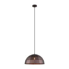 Load image into Gallery viewer, Armos Tiled Dome Pendant - Coffee - Modern Boho Interiors