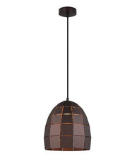 Load image into Gallery viewer, Armos Tiled Wine Glass Pendant - Coffee - Modern Boho Interiors