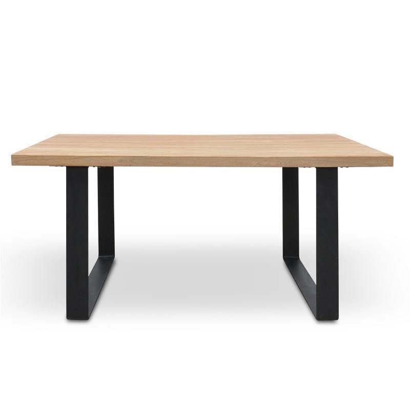 Asha Dining Table 1.7m - Natural Reclaimed Elm Wood - Modern Boho Interiors