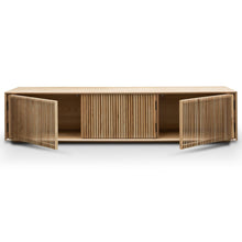 Load image into Gallery viewer, Asher Entertainment Unit 2m - Natural Ash Veneer - Modern Boho Interiors