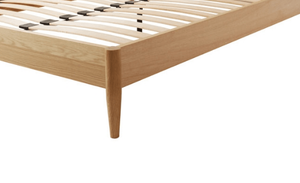 Asta Queen Low Spindle Bed Base 150cm - Modern Boho Interiors