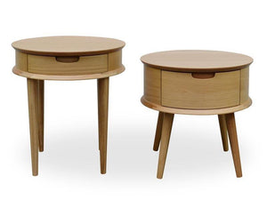 Asta Side Table - Walnut - Modern Boho Interiors