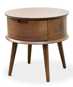 Asta Side Table - Walnut - Modern Boho Interiors