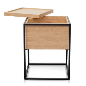 Atlas Side Table - Oak - Modern Boho Interiors