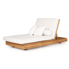 Load image into Gallery viewer, Avila Outdoor Sunlounger - Natural - Modern Boho Interiors