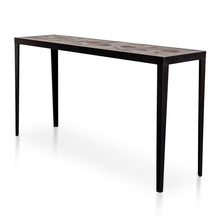 Load image into Gallery viewer, Aztec Console Table - Dark Natural - Modern Boho Interiors