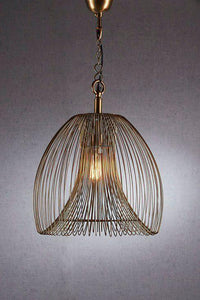 Baker Pendant Lamp (Large) - Gold - Modern Boho Interiors
