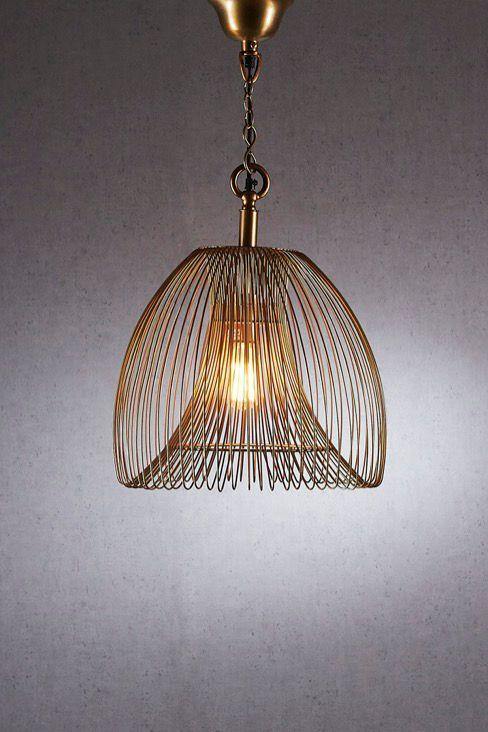 Baker Pendant Lamp (Small) - Gold - Modern Boho Interiors
