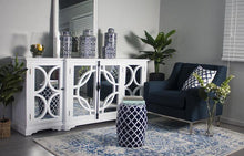 Load image into Gallery viewer, Benedict Sideboard (Mirrored Doors) - White - Modern Boho Interiors