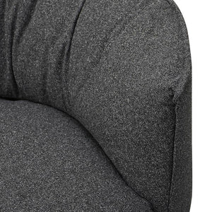 Benny Lounge Chair With Chaise - Dark Grey - Modern Boho Interiors