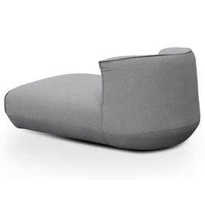 Benny Lounge Chair With Chaise - Light Grey - Modern Boho Interiors