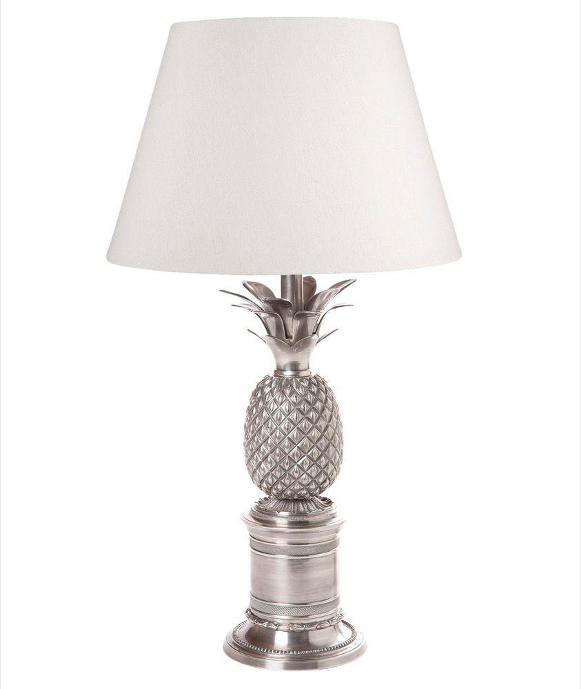 Bermuda Table Lamp Base - Antique Silver - Modern Boho Interiors