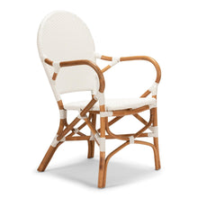 Load image into Gallery viewer, Bistro Dining Set - All White Weaving - Modern Boho Interiors