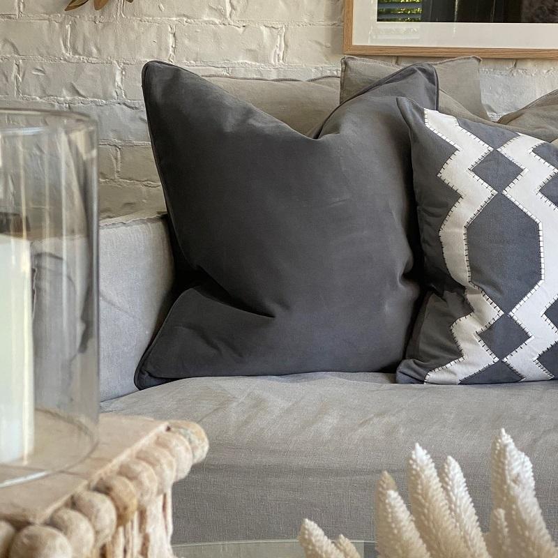 Bondi Cushion Cover - Grey - Modern Boho Interiors