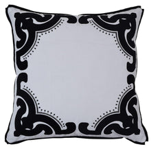 Load image into Gallery viewer, Bronte Cushion Cover - Black - Modern Boho Interiors