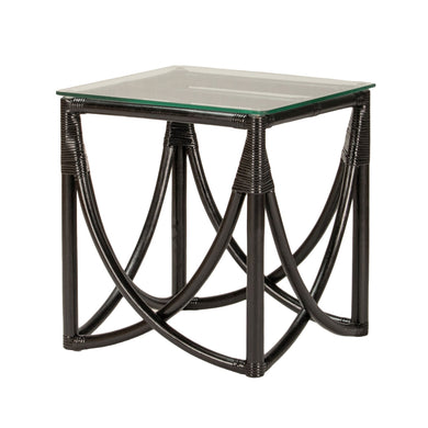 Bryelle Side Table - Black - Modern Boho Interiors
