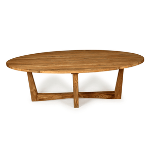 Carties Oval Outdoor Dining Table 2.4m - Modern Boho Interiors