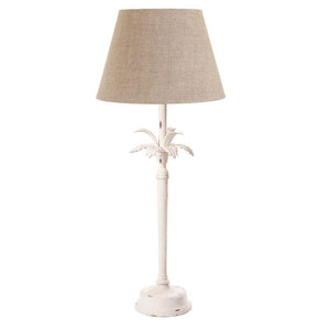 Casablanca Table Lamp Base - White - Modern Boho Interiors