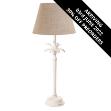 Load image into Gallery viewer, Casablanca Table Lamp Base - White - Modern Boho Interiors