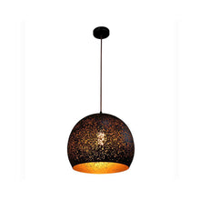 Load image into Gallery viewer, Celestial Dome Pendant Light - Black &amp; Gold - Modern Boho Interiors