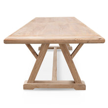 Load image into Gallery viewer, Chalet Dining Table 2.4m - Natural - Modern Boho Interiors