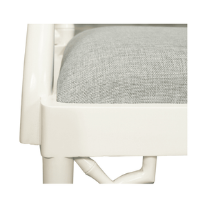 Chippendale Armchair - White - Modern Boho Interiors