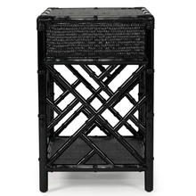 Load image into Gallery viewer, Chippendale Bedside Table - Black - Modern Boho Interiors