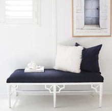 Load image into Gallery viewer, Chippendale Bench Seat - White - Modern Boho Interiors