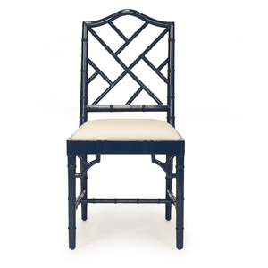 Chippendale Dining Chair - Navy - Modern Boho Interiors