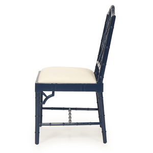 Chippendale Dining Chair - Navy - Modern Boho Interiors