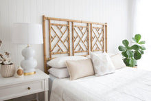 Load image into Gallery viewer, Chippendale King Bedhead - Weathered Oak - Modern Boho Interiors