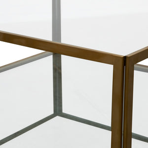 Classic Coffee Table 1m - Gold - Modern Boho Interiors