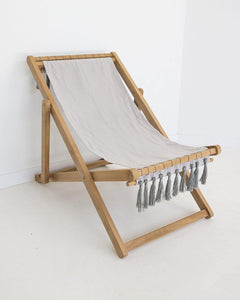 Coco Sling Chair - Grey - Modern Boho Interiors