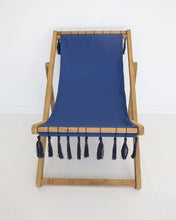 Load image into Gallery viewer, Coco Sling Chair - Navy - Modern Boho Interiors